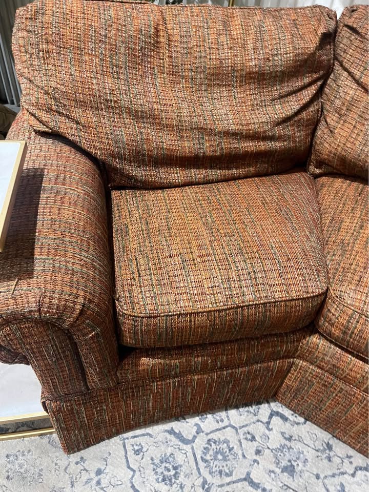 Houndstooth Cuddle Corner Sectional Sofa - 2 Piece