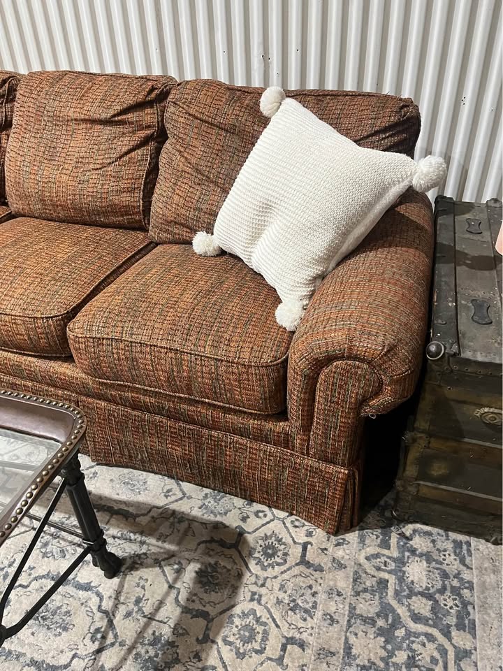 Houndstooth Cuddle Corner Sectional Sofa - 2 Piece