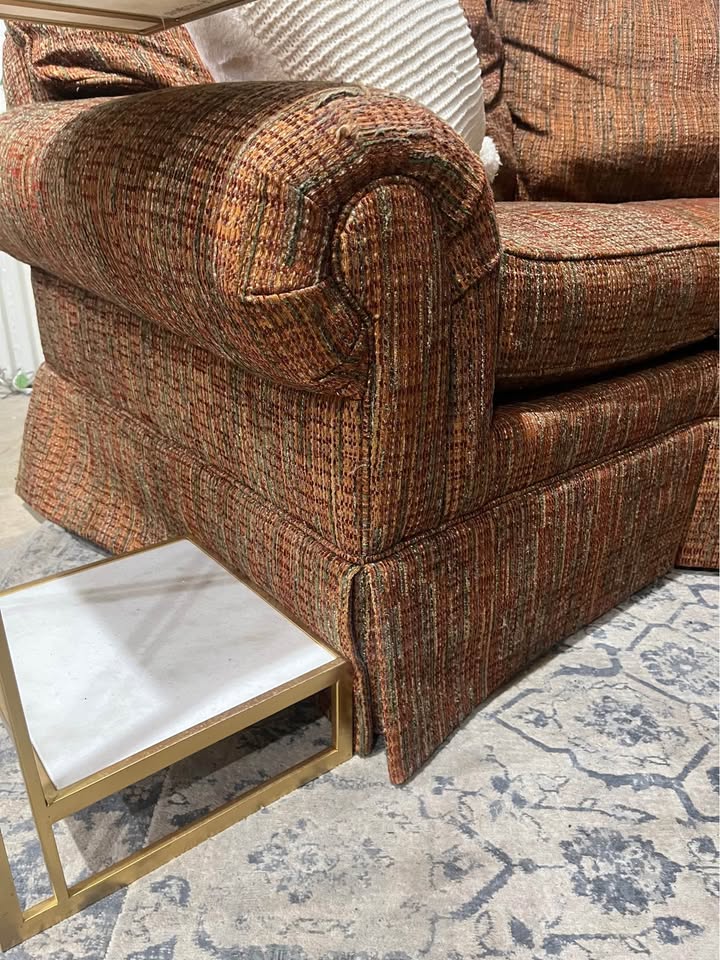 Houndstooth Cuddle Corner Sectional Sofa - 2 Piece