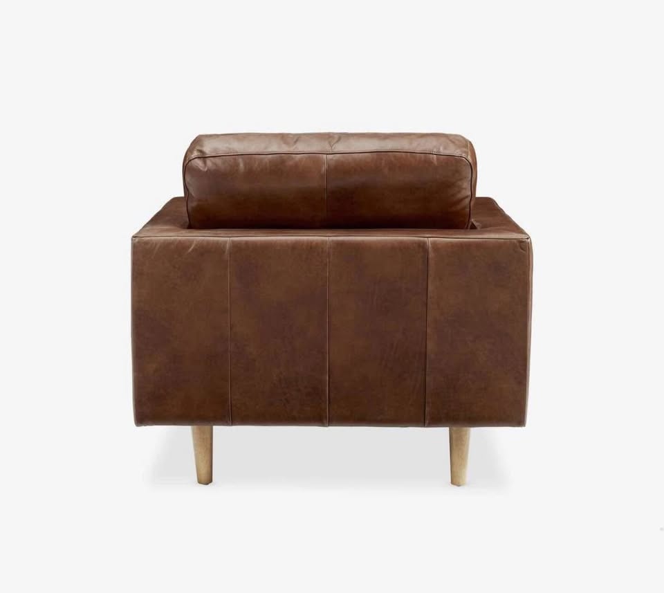 Brand New Cognac Hewitt Occasional Chair