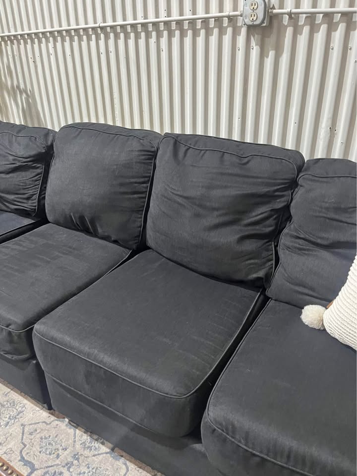 Ashley Furniture Dark Grey 3 Piece Sectional