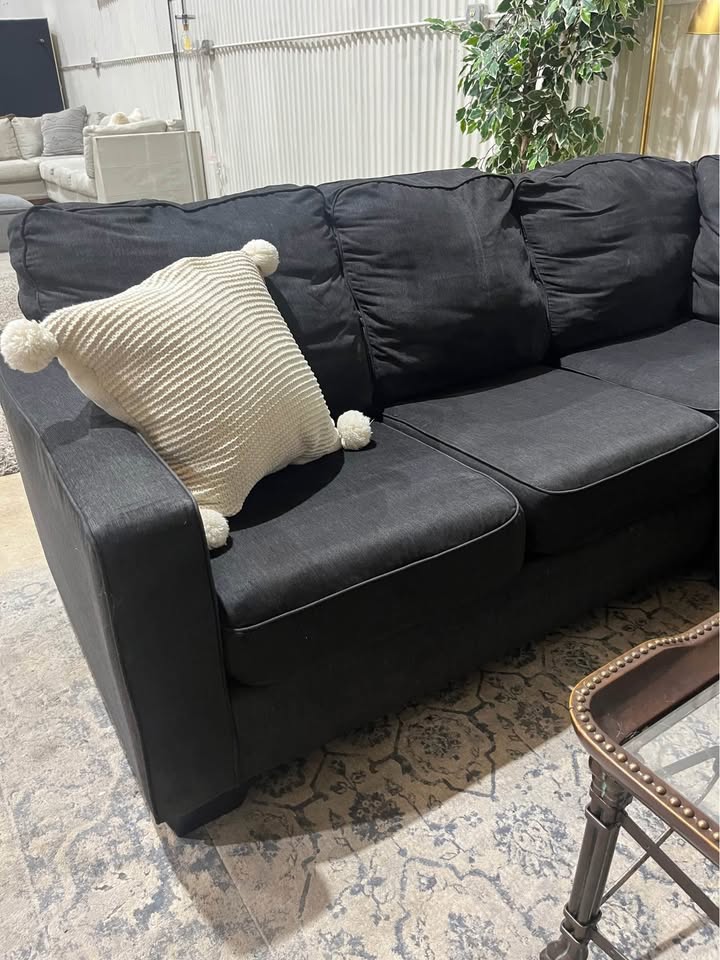 Ashley Furniture Dark Grey 3 Piece Sectional