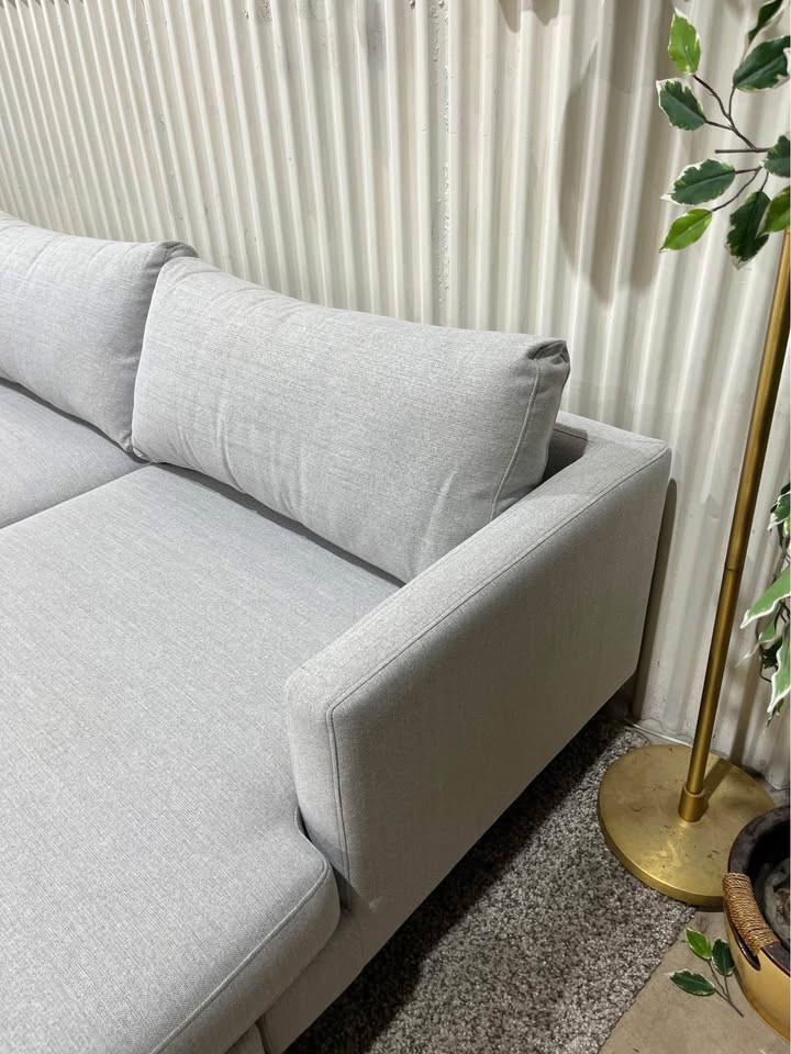 Brand New Grey Sectional Sofa Couch Reversible Chaise Lounge