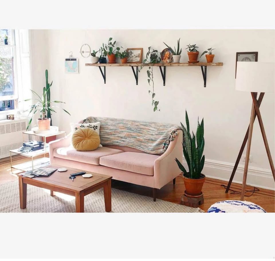 Brand New Pink Velvet Sofa Loveseat