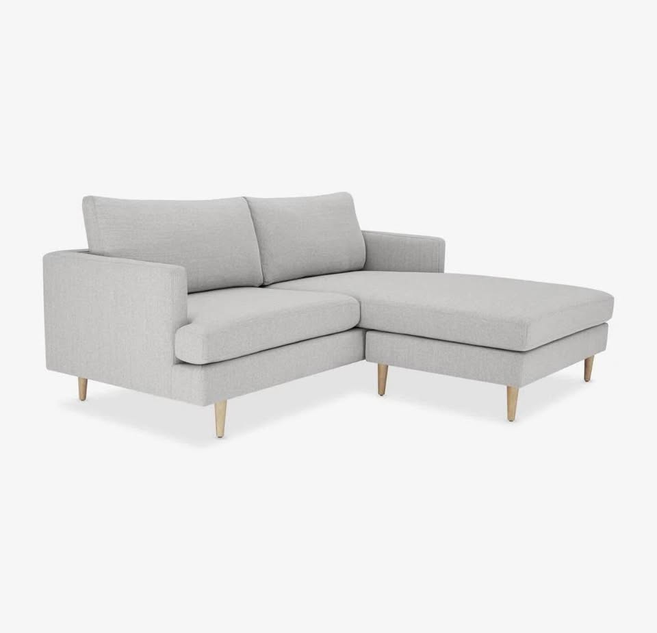 Brand New Grey Sectional Sofa Couch Reversible Chaise Lounge