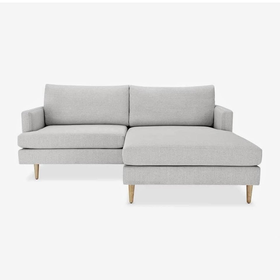 Brand New Grey Sectional Sofa Couch Reversible Chaise Lounge