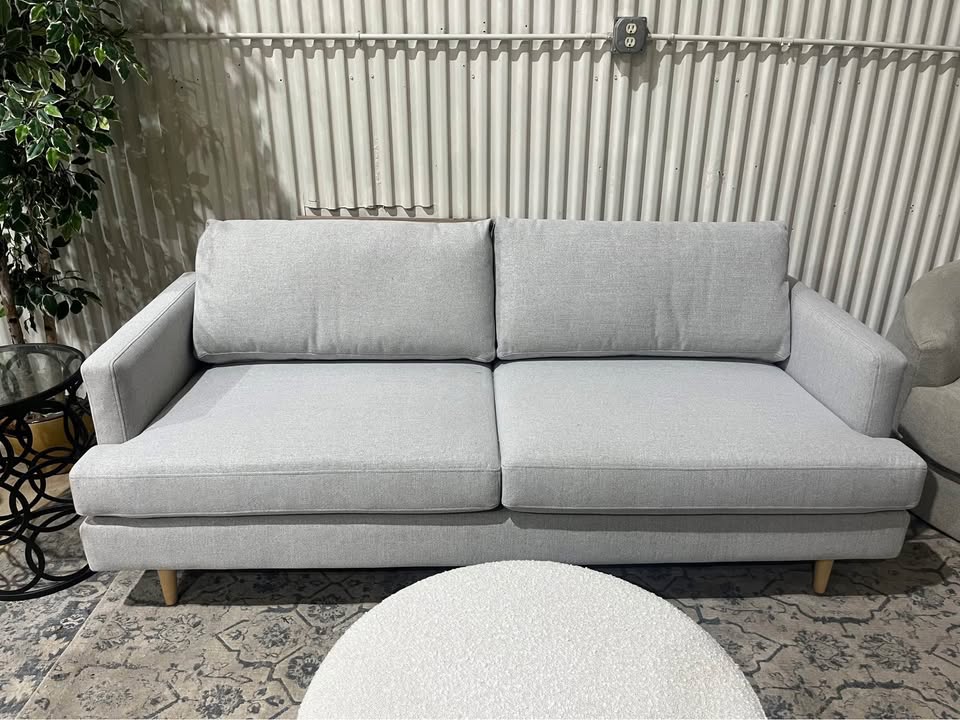 Brand New Feather Grey Couch