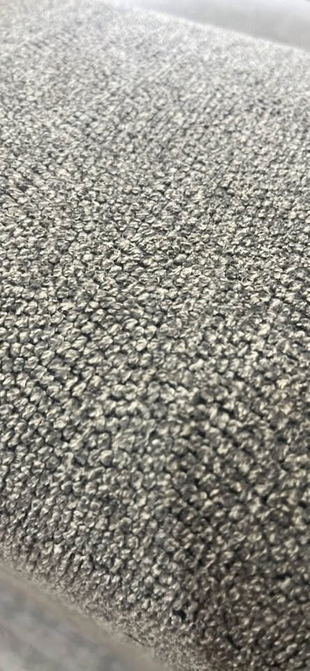 Deep Seat Grey Apartment Sized Sofa Love Seat
