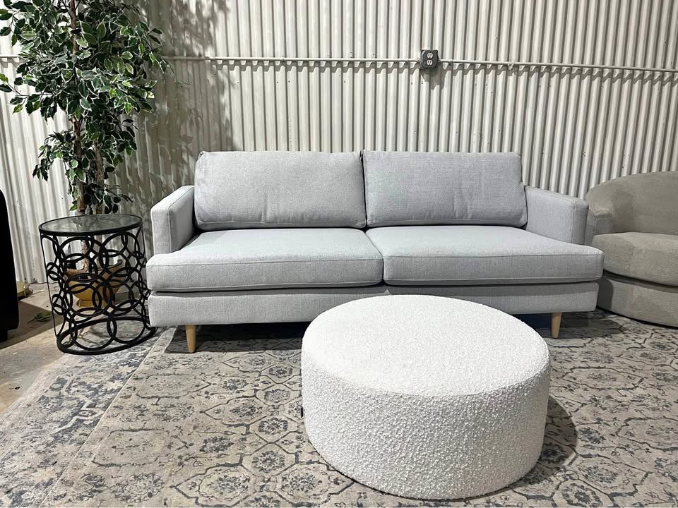 Brand New Feather Grey Couch