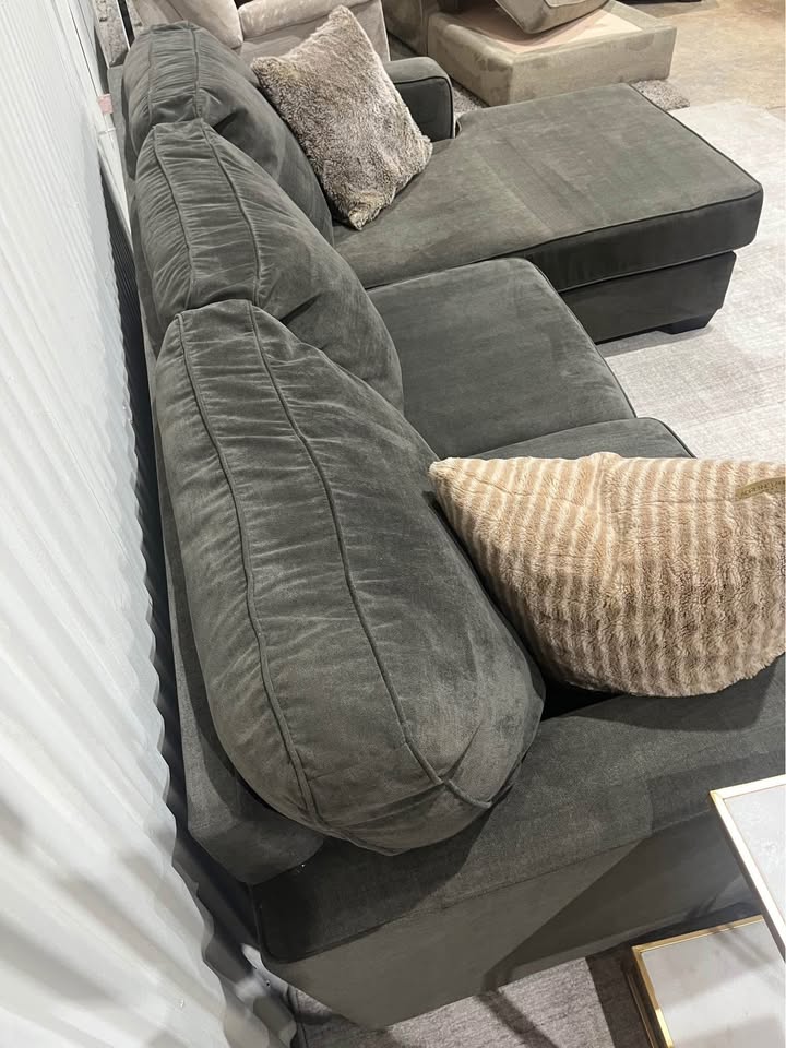 Ashley Furniture 2 Piece Taupe Sectional