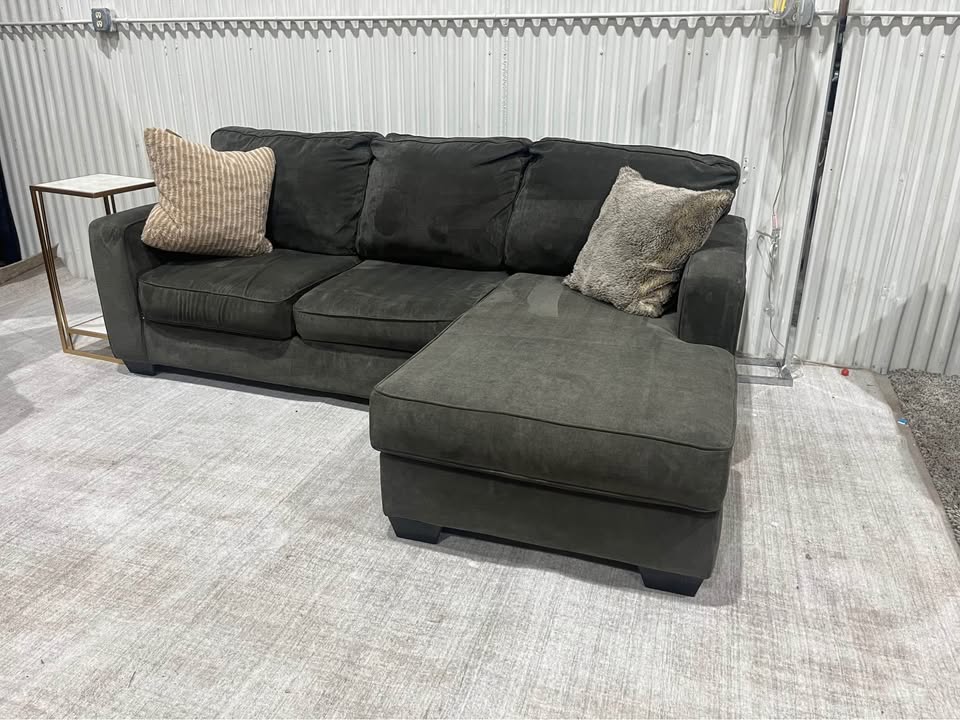 Ashley Furniture 2 Piece Taupe Sectional