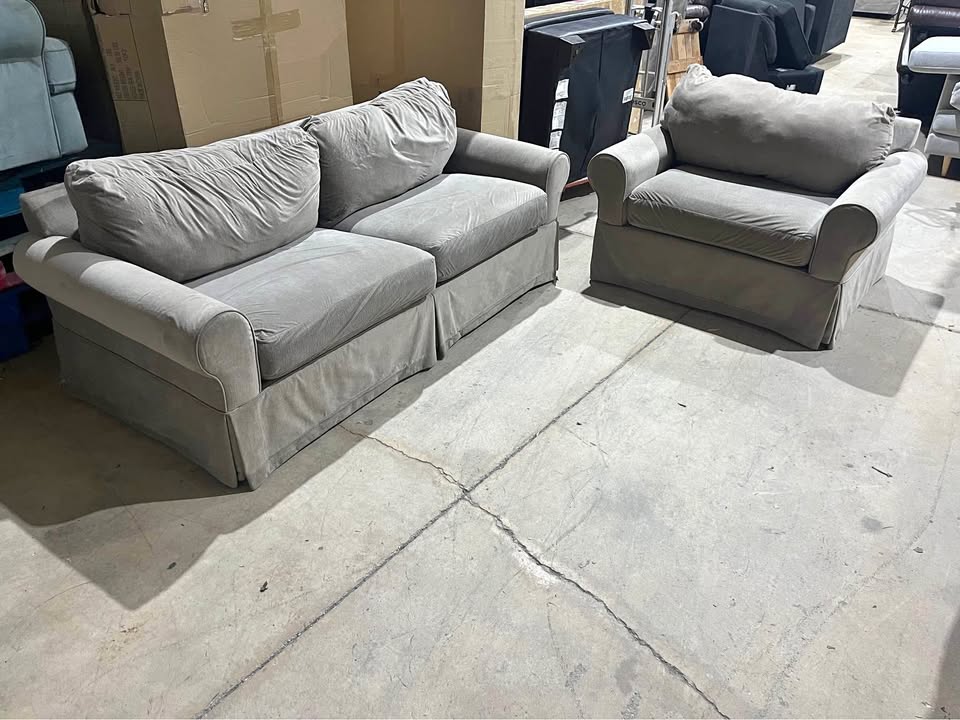 La-Z Boy Sleeper Sofa & Oversized Chair Set
