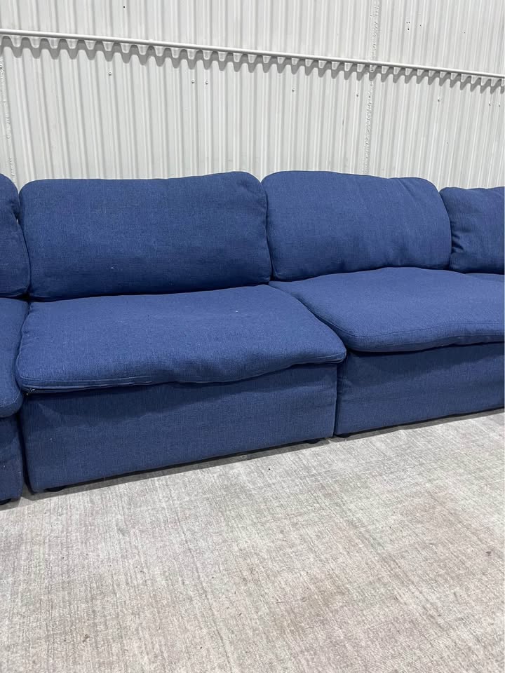 Modular Blue XL Washable Sofa