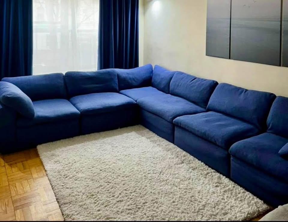 Modular Blue XL Washable Sofa