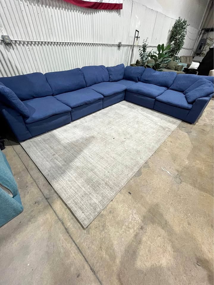 Modular Blue XL Washable Sofa