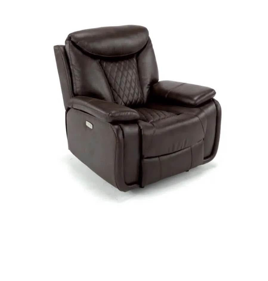 New Open Box 3 Piece Power Living Room Leather Recliner Set