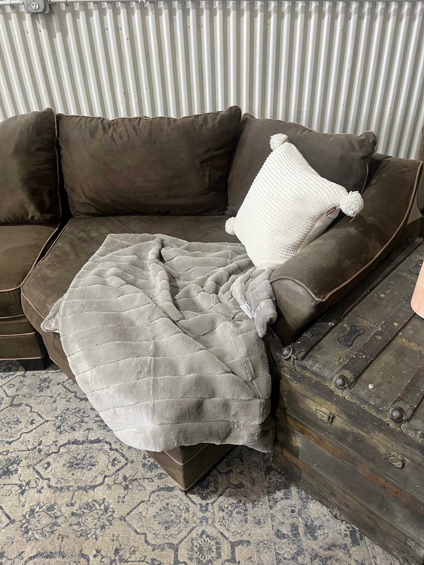 Cuddle Corner Sectional with Chaise Lounge