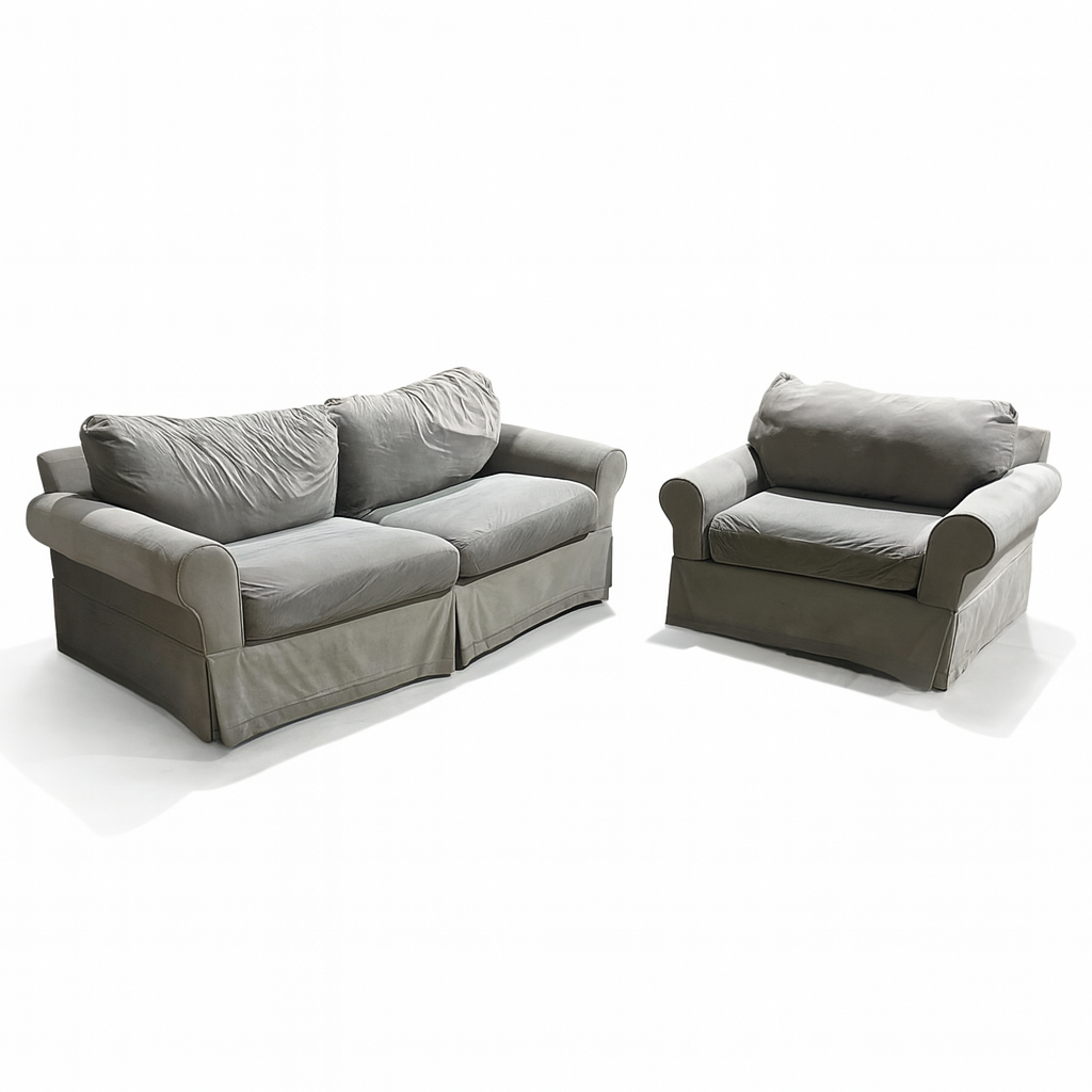 La-Z Boy Sleeper Sofa & Oversized Chair Set