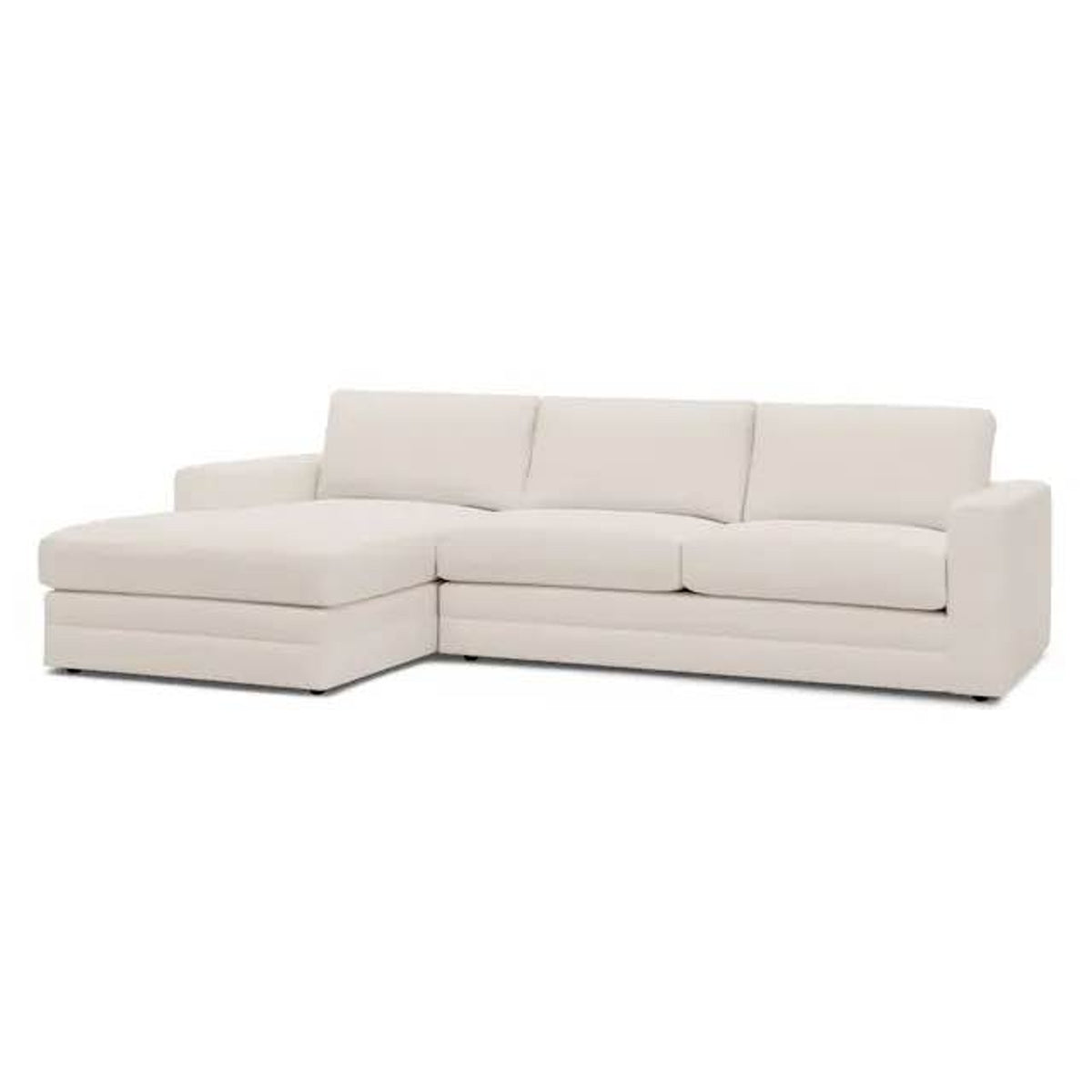 Article Riley 118.5” Ivory Wool Bouclé Sectional – $3,049 Retail – Delivery Available