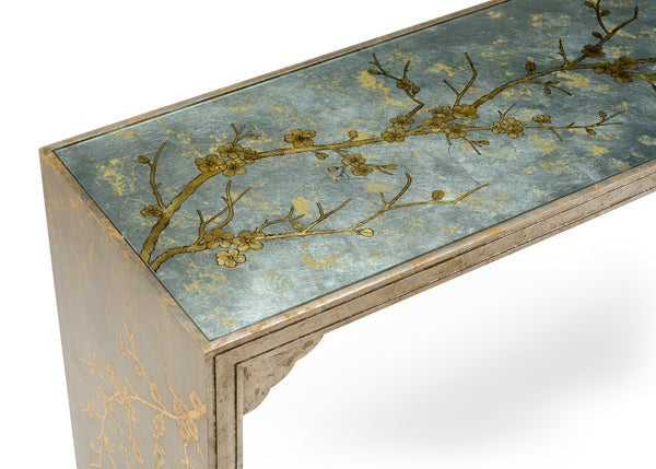 New Chelsea House Jamie Merida Cherry Blossom Console – $2,482 Retail – Delivery Available