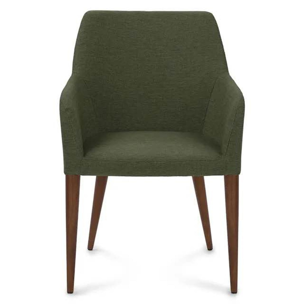 Article | Set of 4 Upholstered Dining Chairs with Arms | Feast - Vine Green | Delivery Available