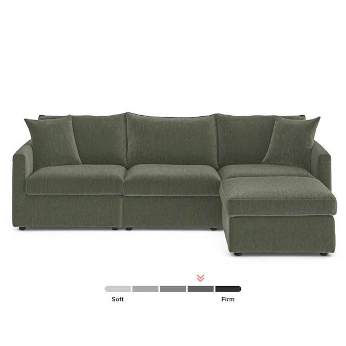 Article Lenae 104.5” Reversible Modular Sectional – Eleos Green | $1,949 Retail | Delivery Available