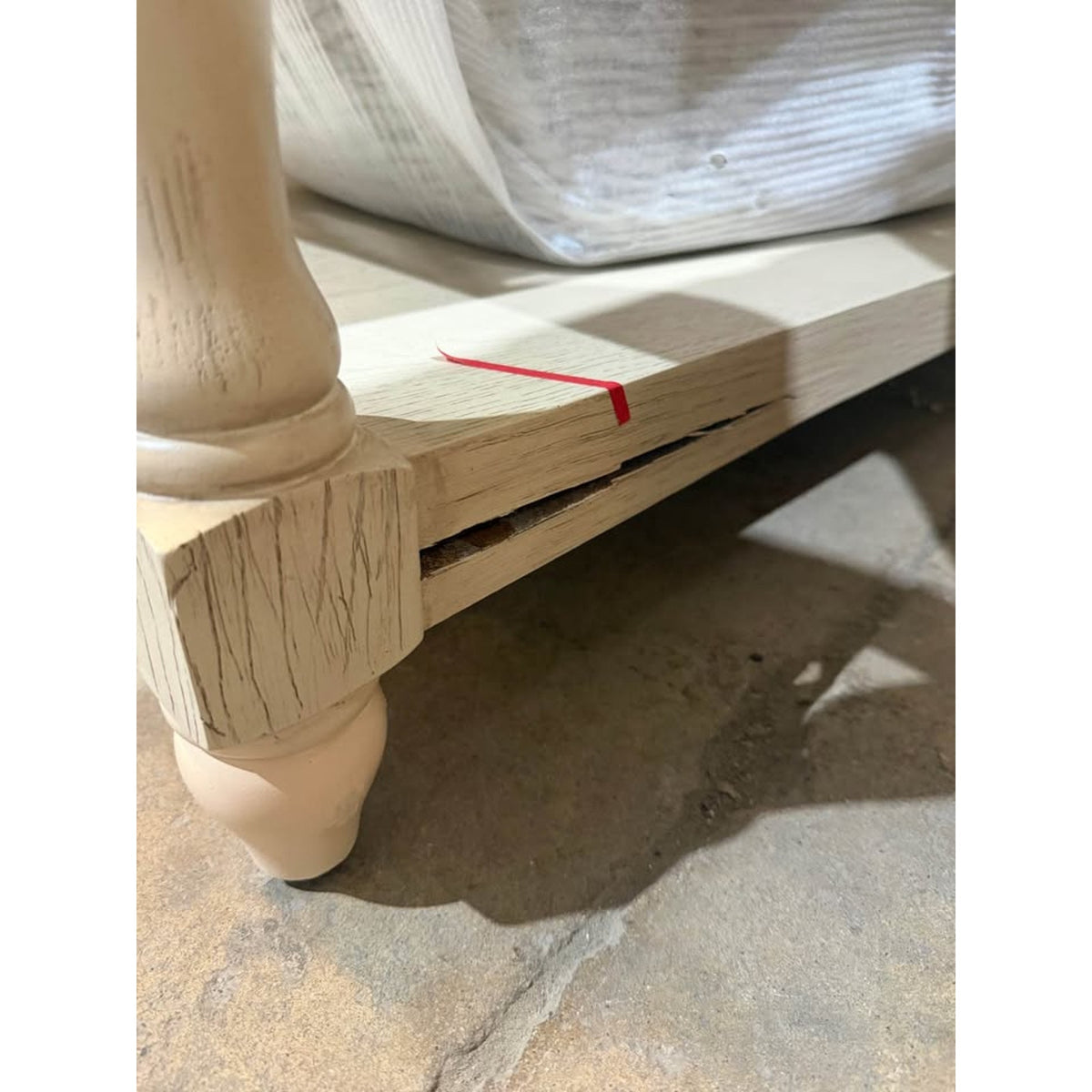 Kitchen Bath Collection 42” Bathroom Vanity – SHIPPING DAMAGE Weathered Oak Finish