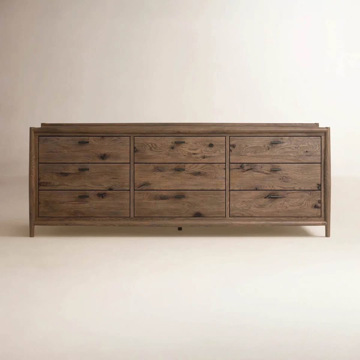 New Four Hands Glenview 9-Drawer Dresser – Weathered Oak – $3,199 Retail – Delivery Available