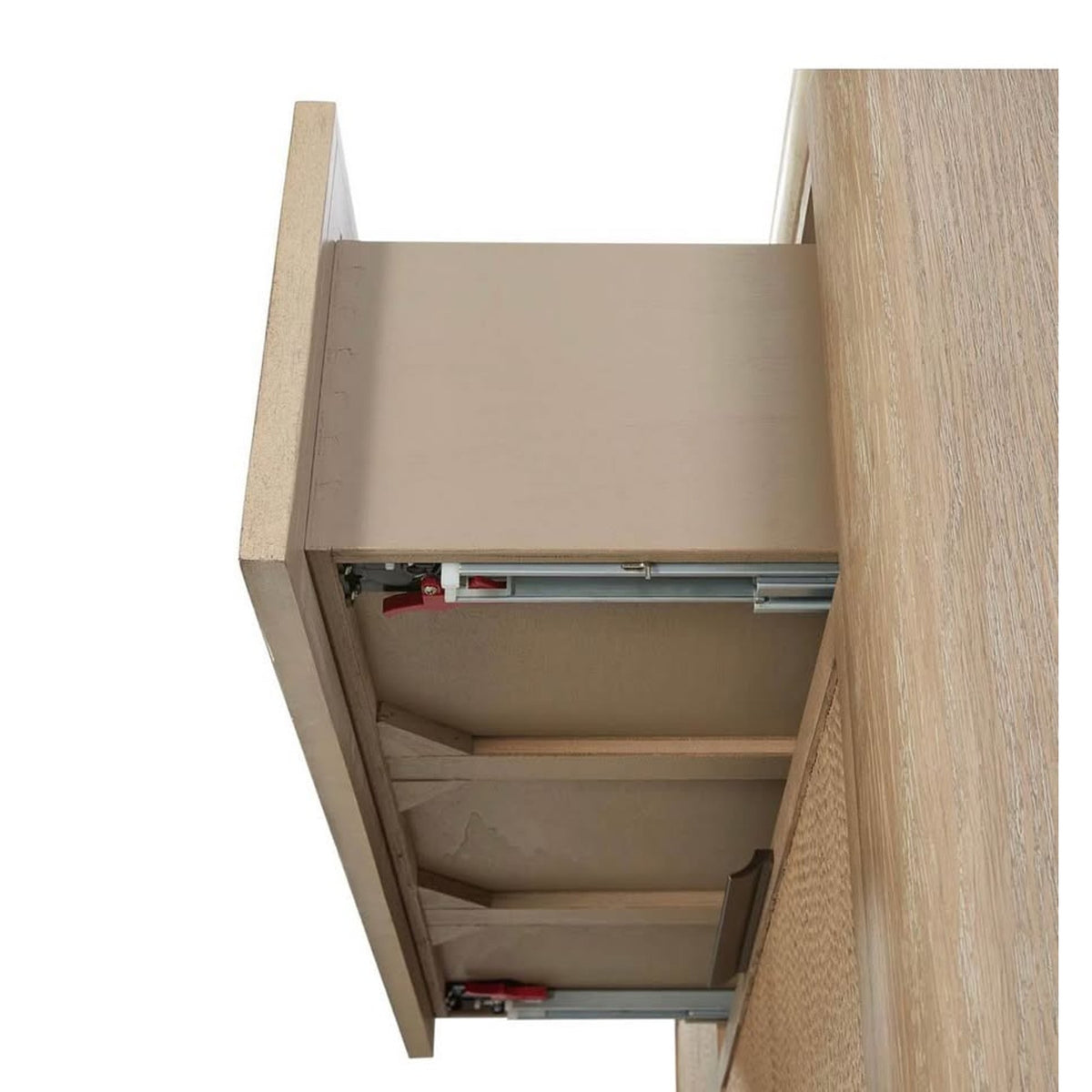 Bernards Trilogy Toffee 6-Drawer Dresser with Faux Stone Top – New Open Box - Delivery Available