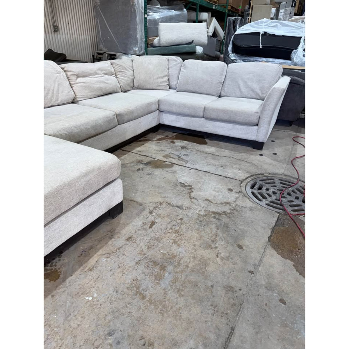 Macy’s Radley Sectional w/ Left Chaise + Pull-Out Sleeper – Cleaned & Comfy - Delivery Available
