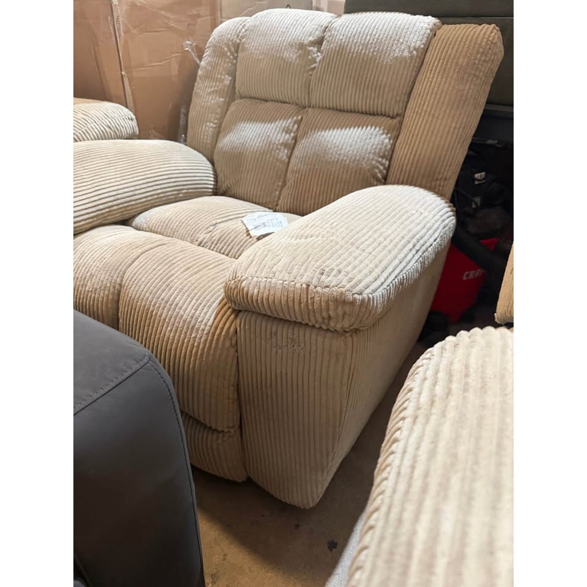 3-Piece Corduroy Reclining Living Room Set – $1,959 Retail – Open Box – Delivery Available