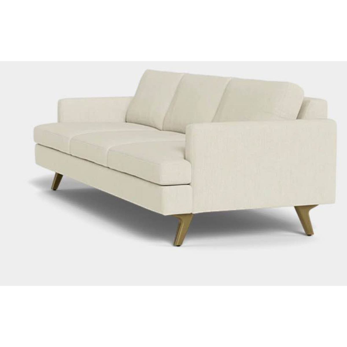 Albany Park Lido 86” Designer Sofa | Dune Performance Linen | Modern Neutral - Delivery Available