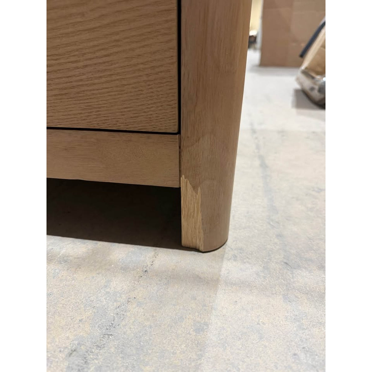 New Modern Light Oak 68” 6-Drawer Dresser - New Open Box - Delivery Available