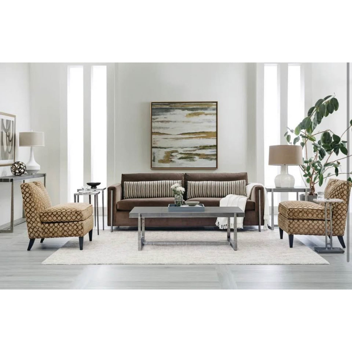 Chapman Metal Nesting Tables By Hooker Furniture $1199 Retail “open box” Delivery Available