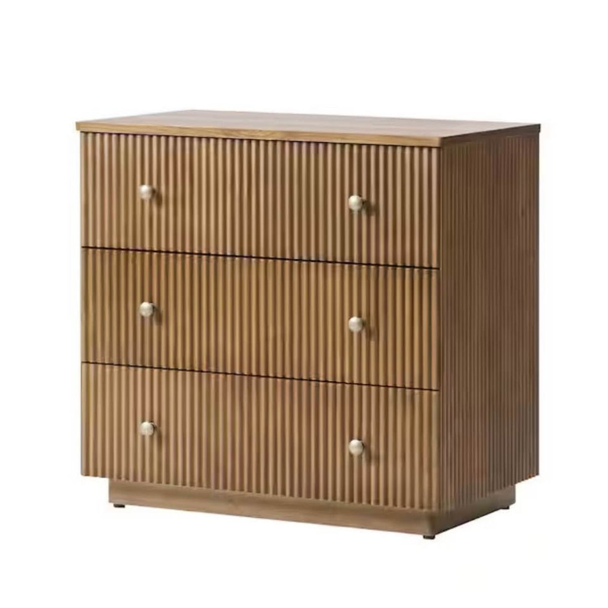 3-Drawer Nightstand - New open box - $469 Retail Solid Wood with Charging Station - Delivery