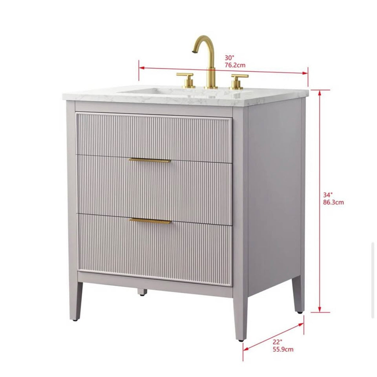 New 30” Bathroom Vanity – RETAIL $1,048 | DELIVERY AVAILABLE