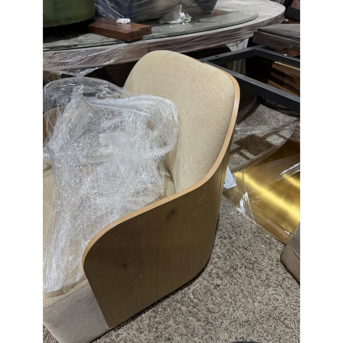 Pair of Four Hands Hemphill Swivel Armchairs – New Open Box $2,400 Retail - Delivery Available