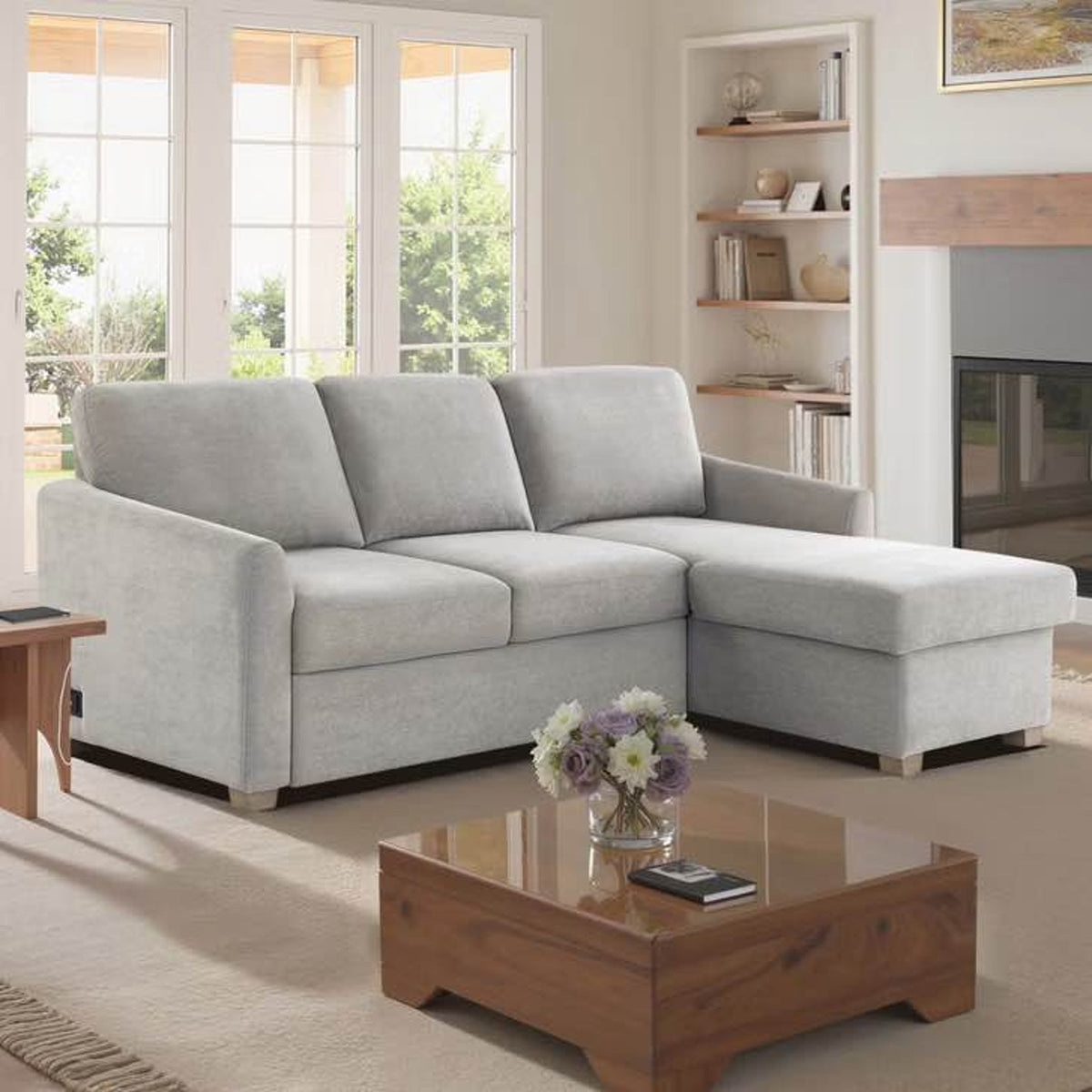 New Costco Coddle Cameron Convertible Sofa w/ Reversible Chaise & Storage – Delivery Available