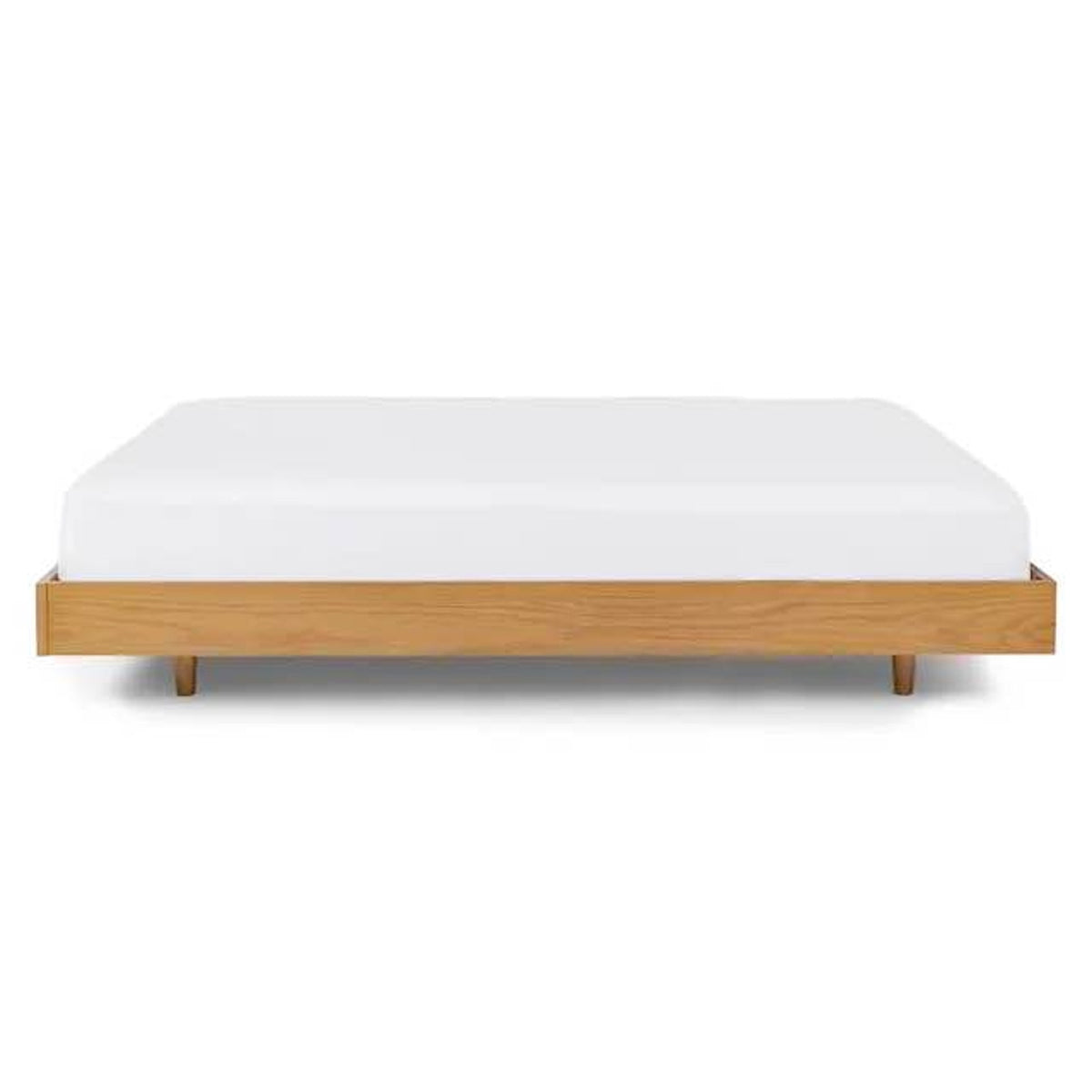 Article | Queen Platform Bed Frame | Basi - Oak | Delivery Available