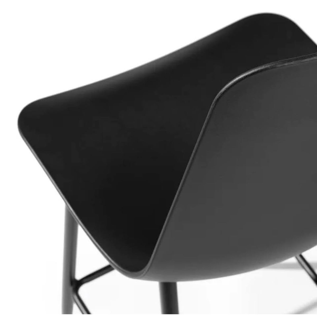Set of 4 Article Svelti Counter Stools – Pure Black – New Open Box - Delivery Available