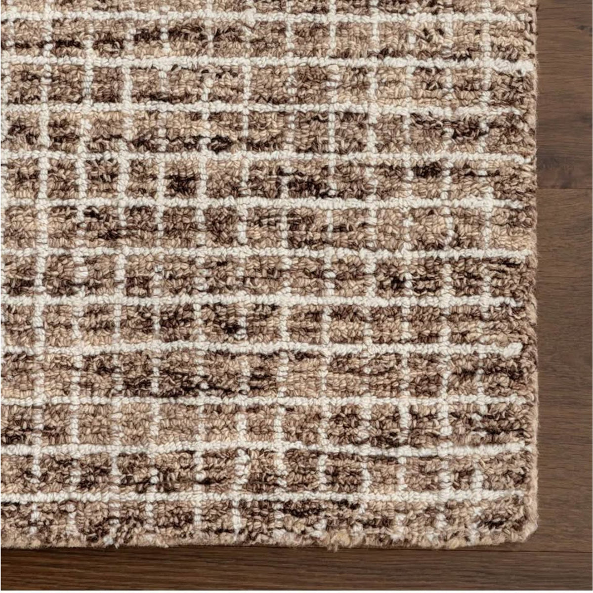 New Gracie Oaks Katasha Brown Wool Rug – 8’6” × 11’6” – New Open Box - Delivery Available