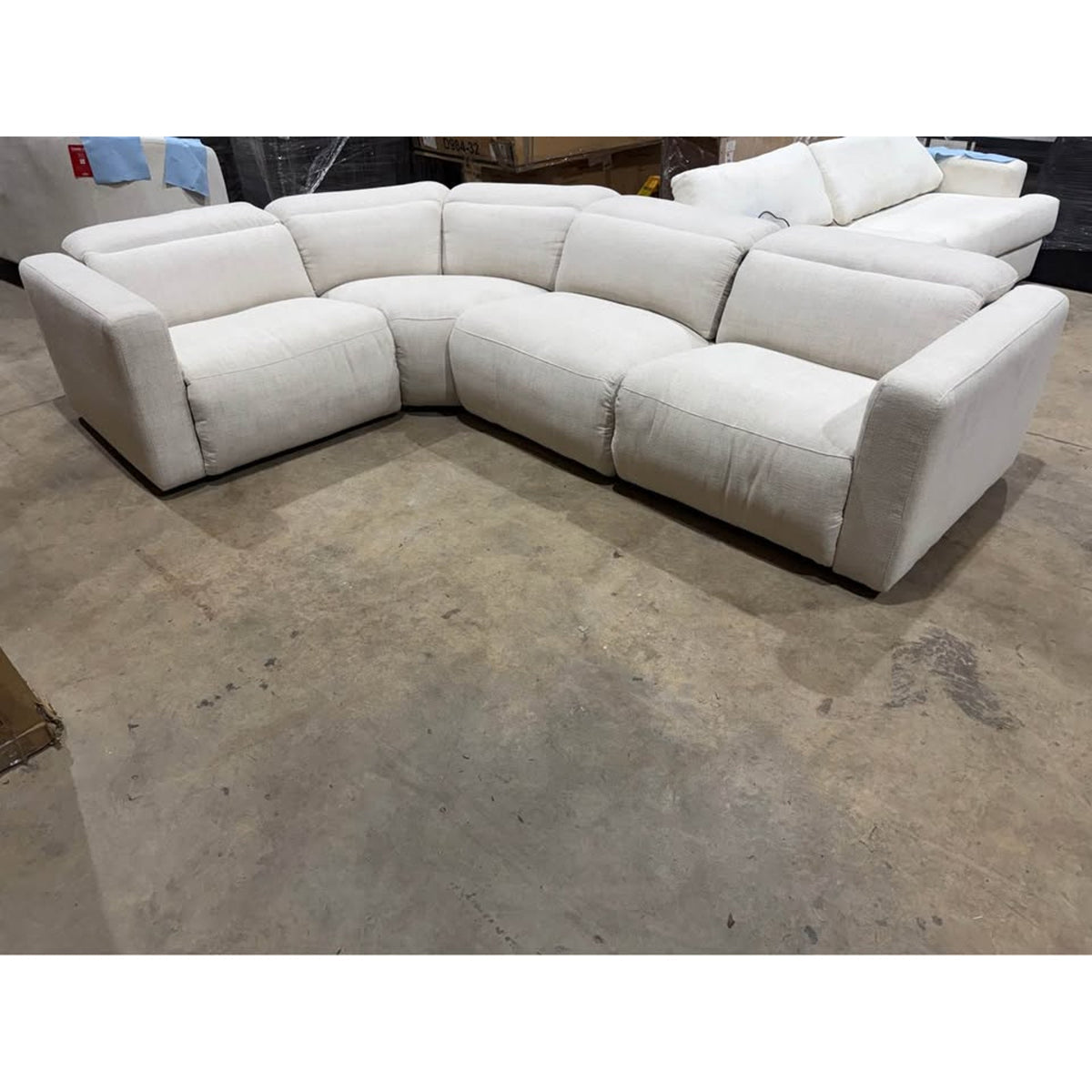 Modern 4-Piece Power Reclining Sectional | Reversible Layout | New Open Box - Delivery Available