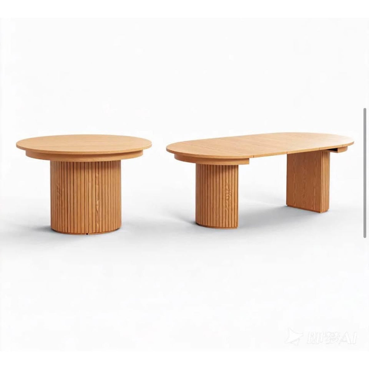 Cedarra 45”-105” Extendable Oval Oak Dining Table | New Open Box - Delivery Available