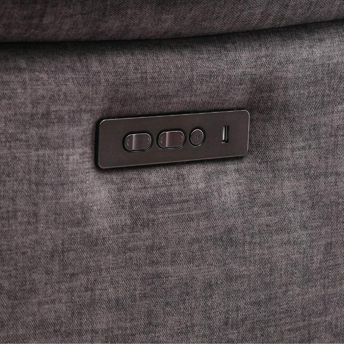 Redding 6-Piece Fabric Power Reclining Sectional with Power Headrests – Gray Delivery Available