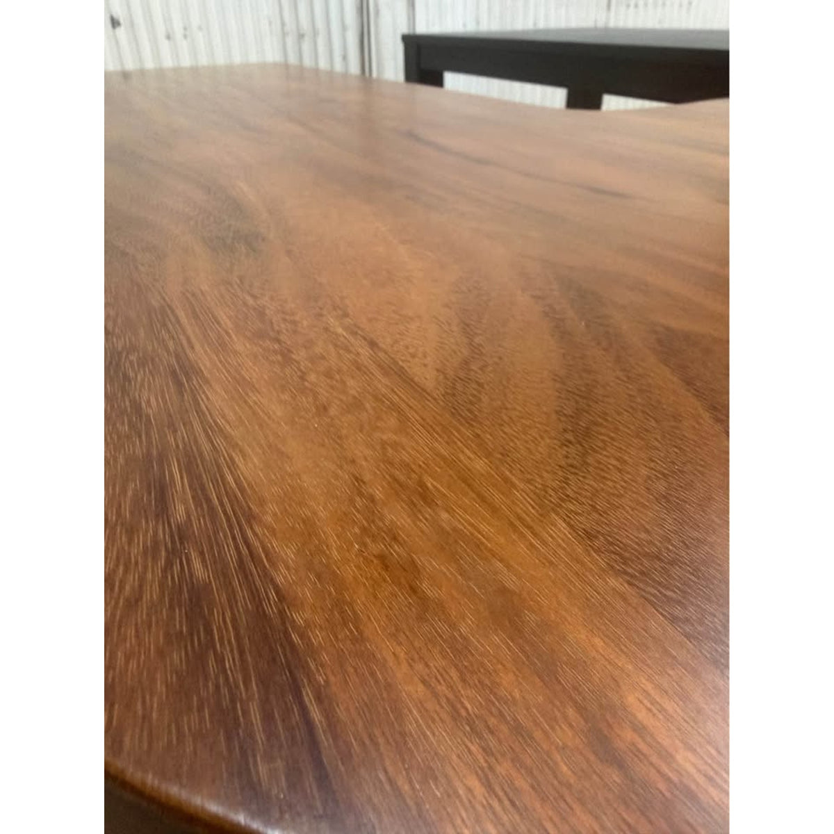 New Modern Walnut Executive Desk – Organic L-Shaped Design 63” L Shape Delivery Available