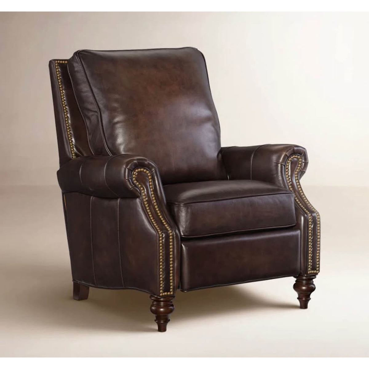 NEW OPEN BOX Birch Lane Lindley Genuine Leather Recliner – Top Grain Leather Club Chair