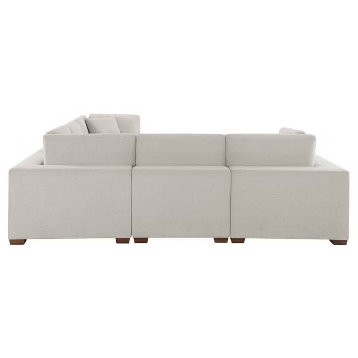 New open-box Thomasville Lowell 6-Piece Modular Sectional in Light Gray - Delivery Available