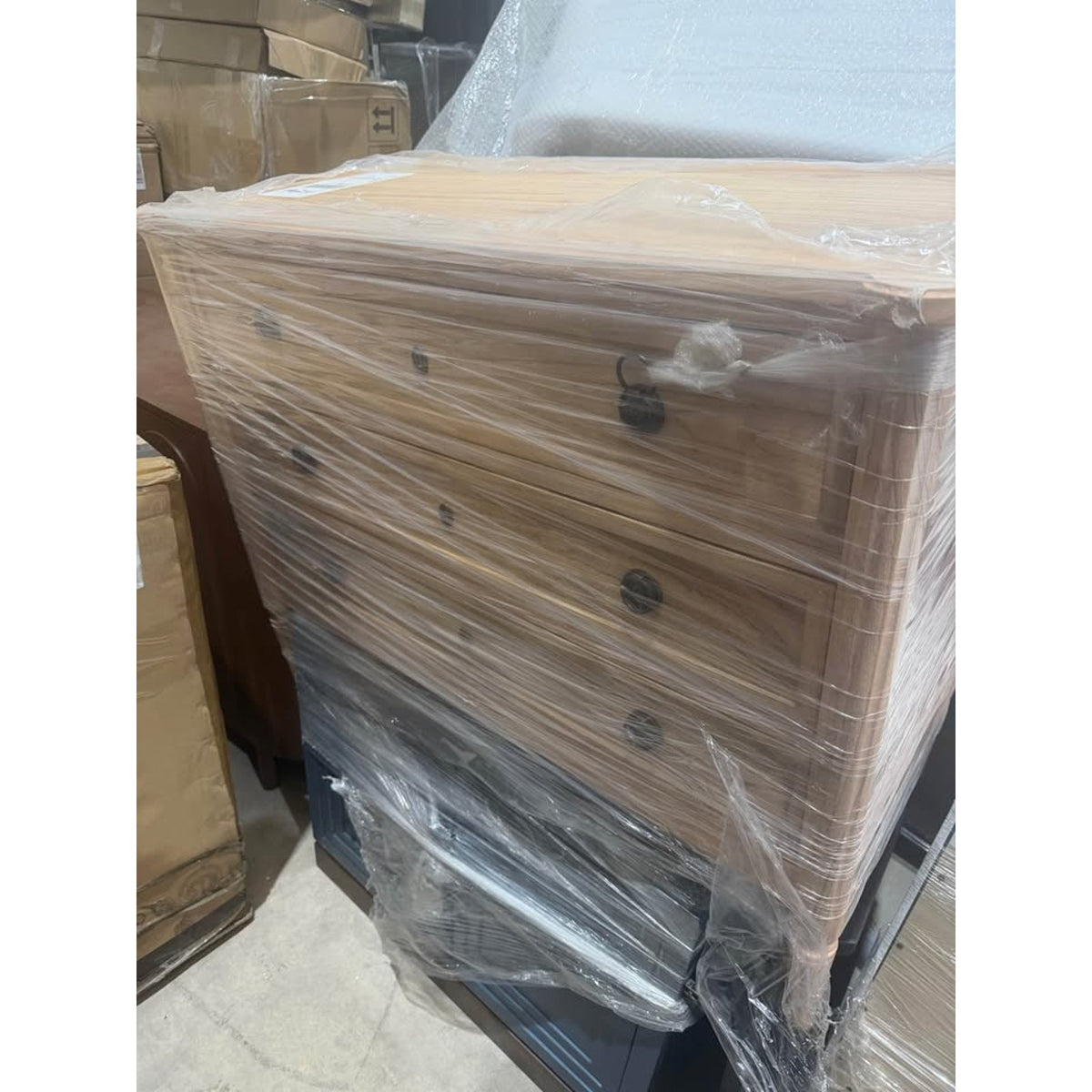 Designer 3 Drawer Dresser 40” Solid Wood $2000+ Retail “open box” Delivery Available