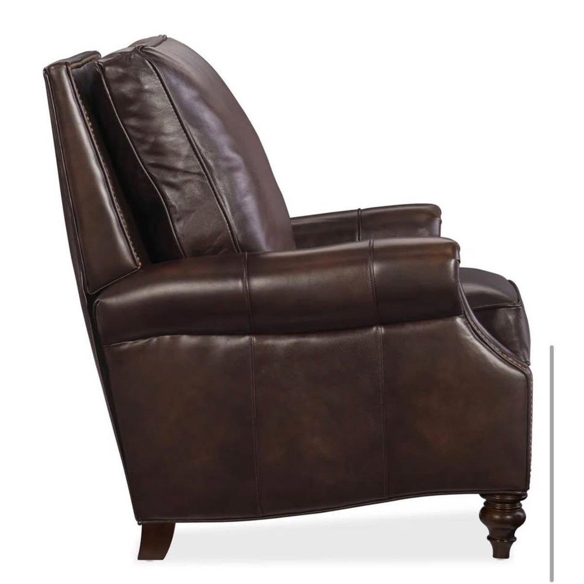 NEW OPEN BOX Birch Lane Lindley Genuine Leather Recliner – Top Grain Leather Club Chair
