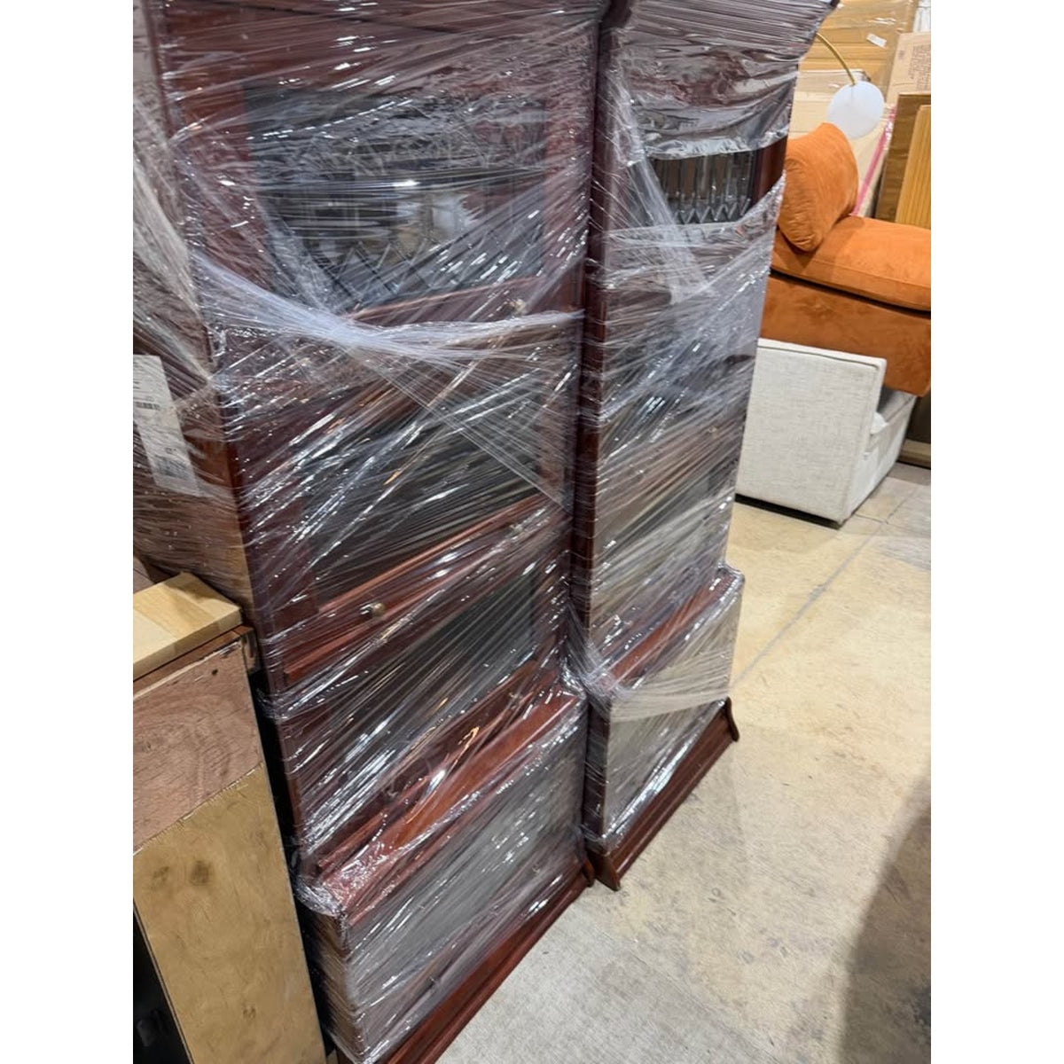 Matching Pair of Solid Wood Barrister Storage Bookcases – New Open Box - $3k Retail - Delivery Avail
